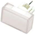 Omron White Rectangular Push Button Lens for Use with A3D Series A3DJ-500W