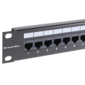Brand-Rex Cat5e 24 Port RJ45 UTP LSA Patch Panel, 1U Rack Height, Black GPCPNLU24002