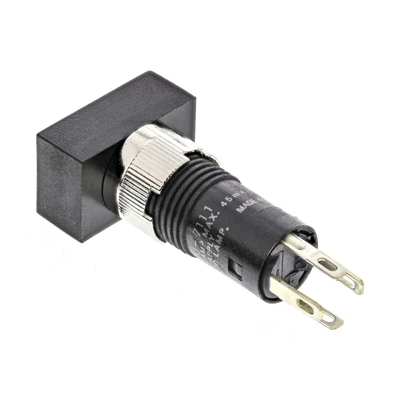 Omron A3d Series Illuminated Momentary Push Button Switch, Panel Mount, 8 mm Cutout, SPST, Green Red White Yellow A3DJ-7111