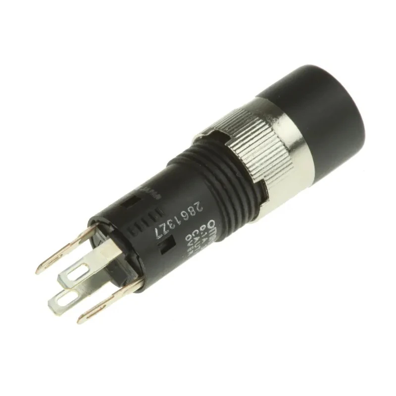 Omron Illuminated Panel Mount Push Button Switch Momentary SPST 8 mm Cutout LED Green Red White Yellow A3DT-7111