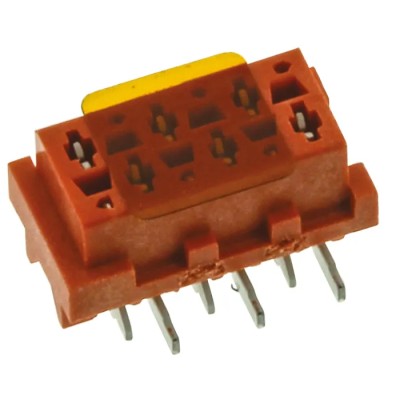 TE Connectivity Micro-MaTch Series Straight Surface PCB Socket 6-Contact 2 Row 1.27 mm Pitch Solder 7-188275-6