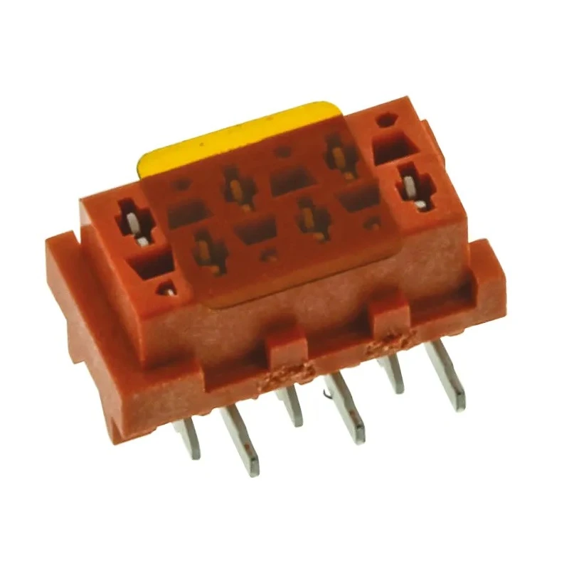 TE Connectivity Micro-MaTch Series Straight Surface PCB Socket 6-Contact 2 Row 1.27 mm Pitch Solder 7-188275-6