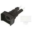 APEM Panel Mount Indicator, 6A Current, Solder Tab Termination, Flush Bezel, 16 mm Mount Hole Size A0171