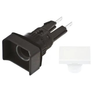 APEM Panel Mount Indicator, 6A Current, Solder Tab Termination, Flush Bezel, 16 mm Mount Hole Size A0171