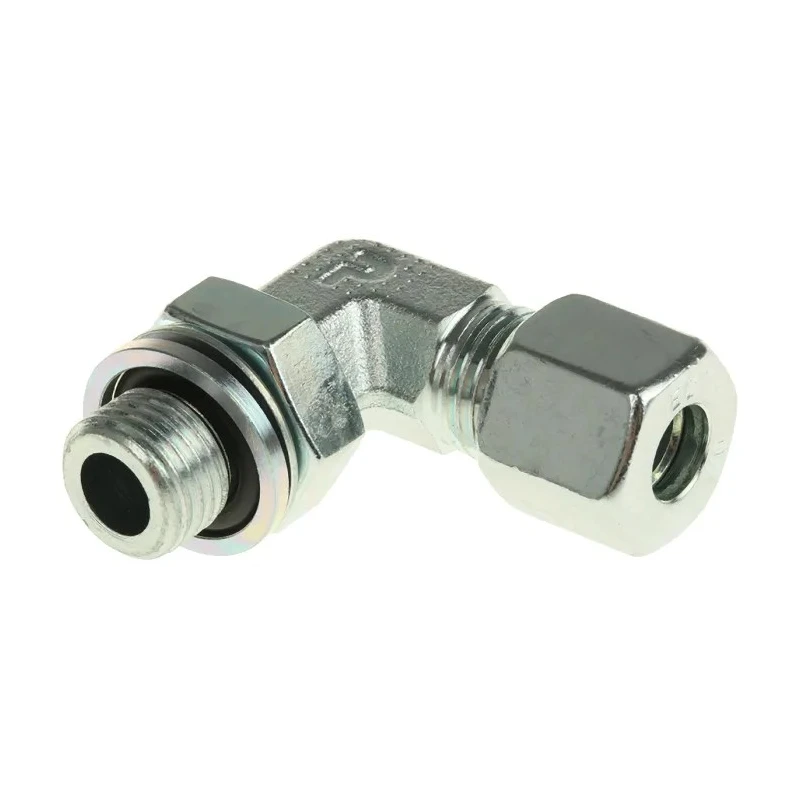 Parker Hydraulic Fitting 24° Angle Steel Zinc Plated 8 mm Hose ID WEE08LRCF