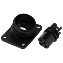 Bulgin Industrial Circular Connector, 4 Contacts, Flange Mount, Socket Female, IP68 Rated, Buccaneer 900 Series PX0941/04/S