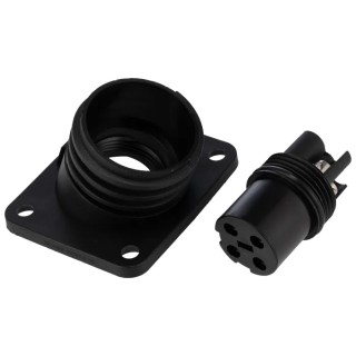 Bulgin Industrial Circular Connector, 4 Contacts, Flange Mount, Socket Female, IP68 Rated, Buccaneer 900 Series PX0941/04/S