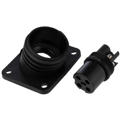 Bulgin Industrial Circular Connector, 4 Contacts, Flange Mount, Socket Female, IP68 Rated, Buccaneer 900 Series PX0941/04/S