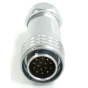 RS PRO Circular Connector, 15 Contacts, Cable Mount, M20 Size, Plug Male, IP67 Protection, 5A Current, 400V 233-8169