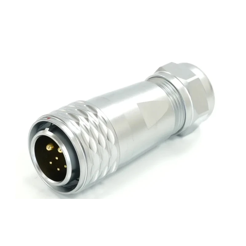 RS PRO Circular Connector, 6 Contacts, Cable Mount, M20 Size, Plug Male, IP67 Rated, Push-Pull Interface, Chrome 233-8171