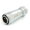 RS PRO Circular Connector, 6 Contacts, Cable Mount, M20 Size, Plug Male, IP67 Rated, Push-Pull Interface, Chrome 233-8171