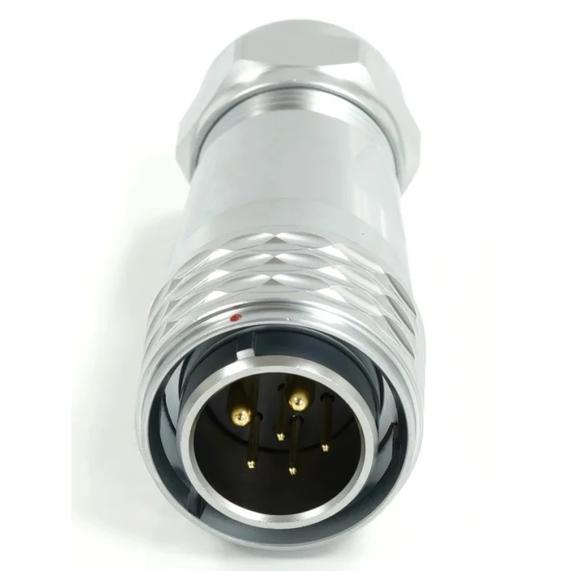 RS PRO Circular Connector, 6 Contacts, Cable Mount, M20 Size, Plug Male, IP67 Rated, Push-Pull Interface, Chrome 233-8171