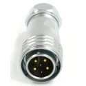 RS PRO Circular Connector, 6 Contacts, Cable Mount, M20 Size, Plug Male, IP67 Rated, 25.5A Current, 500V Voltage 233-8173
