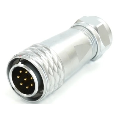 RS PRO Circular Connector 8 Contacts Cable Mount, M20 Size, Plug, Male, IP67, 500V, 10A 233-8175