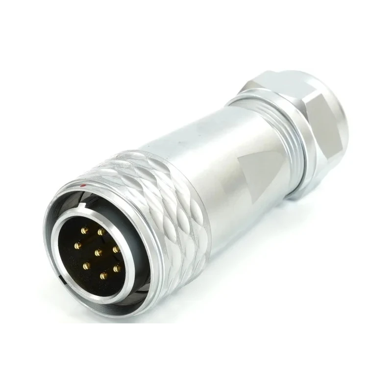 RS PRO Circular Connector 8 Contacts Cable Mount, M20 Size, Plug, Male, IP67, 500V, 10A 233-8175