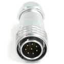RS PRO Circular Connector 8 Contacts Cable Mount, M20 Size, Plug, Male, IP67, 500V, 10A 233-8175