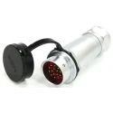 RS PRO Circular Connector, 15 Contacts, Cable Mount, M20 Size, Socket Male, IP67 Rated, 400V, 5A, Push Pull Model 233-8183