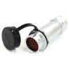 RS PRO Circular Connector, 15 Contacts, Cable Mount, M20 Size, Socket Male, IP67 Rated, 400V, 5A, Push Pull Model 233-8183