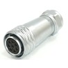RS PRO Circular Connector, 8 Contacts, Cable Mount, M20 Size, Plug Female, IP67 Rated, 500V, 10A, Chrome Plated 233-8182