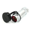 RS PRO Circular Connector 6 Contacts Cable Mount M20 Socket Male Push Pull Interface IP67 233-8185