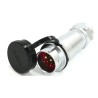RS PRO Circular Connector 6 Contacts Cable Mount M20 Socket Male Push Pull Interface IP67 233-8185