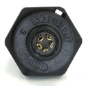 RS PRO Industrial Circular Connector 5 Contacts Rear Mount 13 mm Socket Female IP68 180V 5A 233-8241