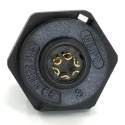 RS PRO Circular Connector 6 Contacts Rear Mount 13 mm Socket Female IP68 125V 5A 233-8243