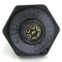 RS PRO Circular Connector, 7 Contacts, Rear Mount, 13 mm Socket, Female, Threaded, IP68, 125V 5A 233-8245