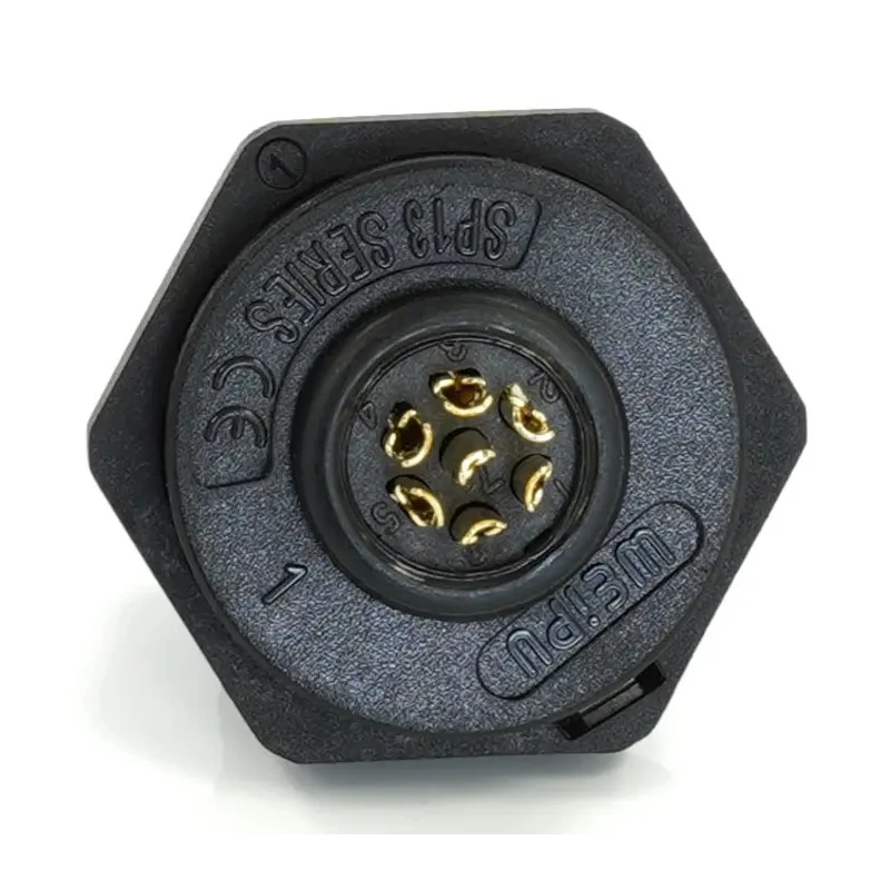 RS PRO Circular Connector, 7 Contacts, Rear Mount, 13 mm Socket, Female, Threaded, IP68, 125V 5A 233-8245