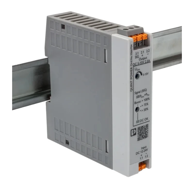 Phoenix Contact QUINT POWER DC/DC Converter 12V DC Output 2.5A 24V DC Input 30W DIN Rail Mount 1066704