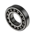 SKF Self-Aligning 2 Row Ball Bearing 35 mm ID, 72 mm OD, 17 mm Race Width, C3 Clearance, Non-Metallic Cage 1207 ETN9/C3