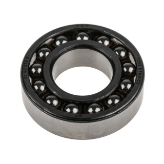 SKF Self-Aligning Ball Bearing 25 mm ID 52 mm OD 15 mm Width Non-Metallic Cage Steel Balls Open Type 2 Row C3 1205 ETN9/C3