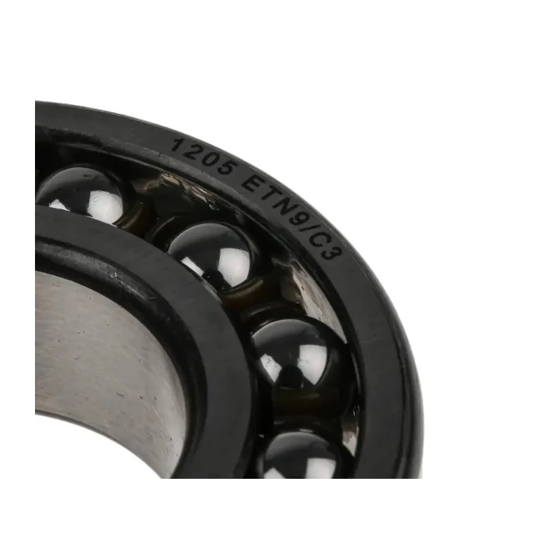 SKF Self-Aligning Ball Bearing 25 mm ID 52 mm OD 15 mm Width Non-Metallic Cage Steel Balls Open Type 2 Row C3 1205 ETN9/C3