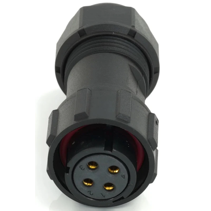 RS PRO Circular Connector Cable Mount 4 Contacts 17 mm Female Plug Threaded Interface IP68 500V 15A 233-8253