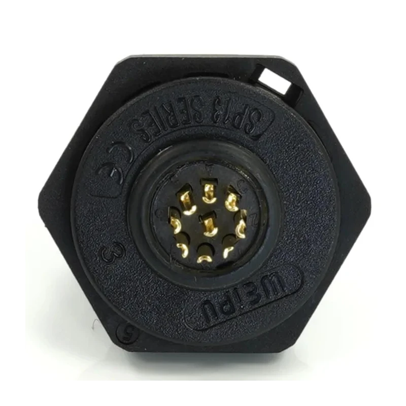 RS PRO Industrial Circular Connector Socket, Female, 9 Contacts, Rear Mount, 13 mm, IP68, Threaded Coupling, 125V 3A 233-8247