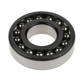 SKF Self-Aligning Ball Bearing 35 mm ID 80 mm OD 2 Row Non-Metallic Cage Open End 1307 EKTN9/C3