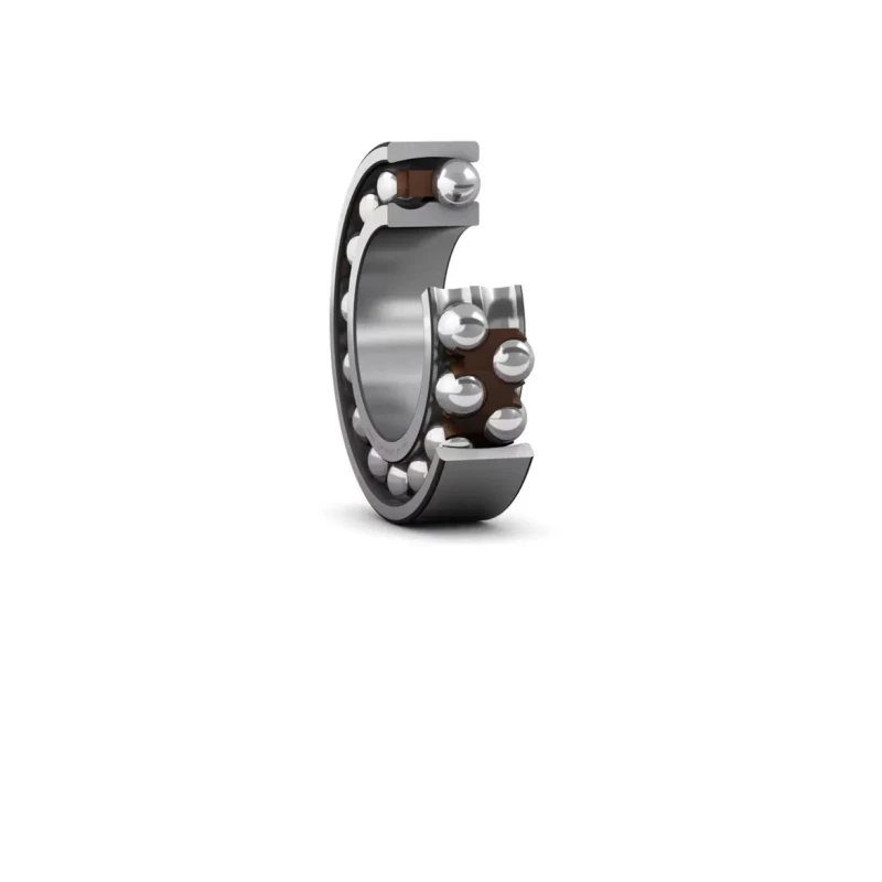 SKF Self-Aligning Ball Bearing 35 mm ID 80 mm OD 2 Row Non-Metallic Cage Open End 1307 EKTN9/C3