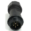 RS PRO Circular Connector, 4 Contacts, Cable Mount, 17 mm, Socket, Male, IP68, 15A, 500V 233-8255