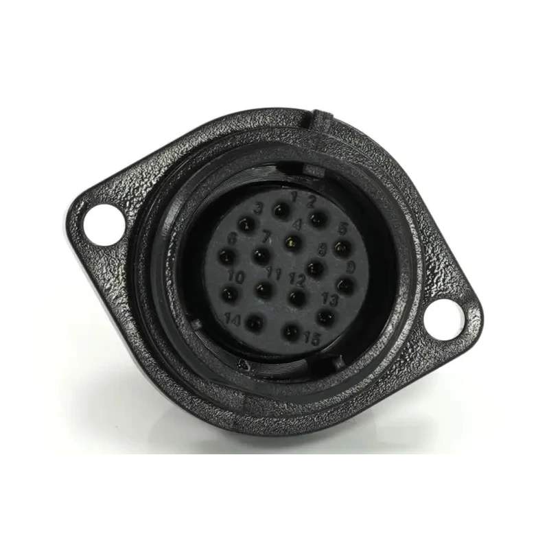 RS PRO Circular Connector 15 Contacts Flange Mount 21 mm Socket Female IP68 400V 5A 233-8304
