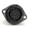 RS PRO Circular Connector 15 Contacts Flange Mount 21 mm Socket Female IP68 400V 5A 233-8304