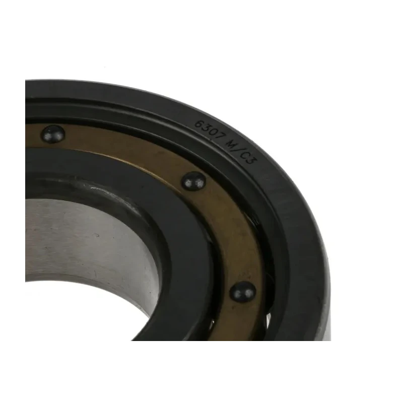SKF Single Row Deep Groove Ball Bearing 35 mm ID, 80 mm OD, 21 mm Width, Machined Metal Cage, Open Type 6307 M/C3
