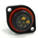 RS PRO Circular Connector, 6 Contacts, Flange Mount, 21 mm Size, Socket Female, Threaded Interface, IP68 Rated 233-8305