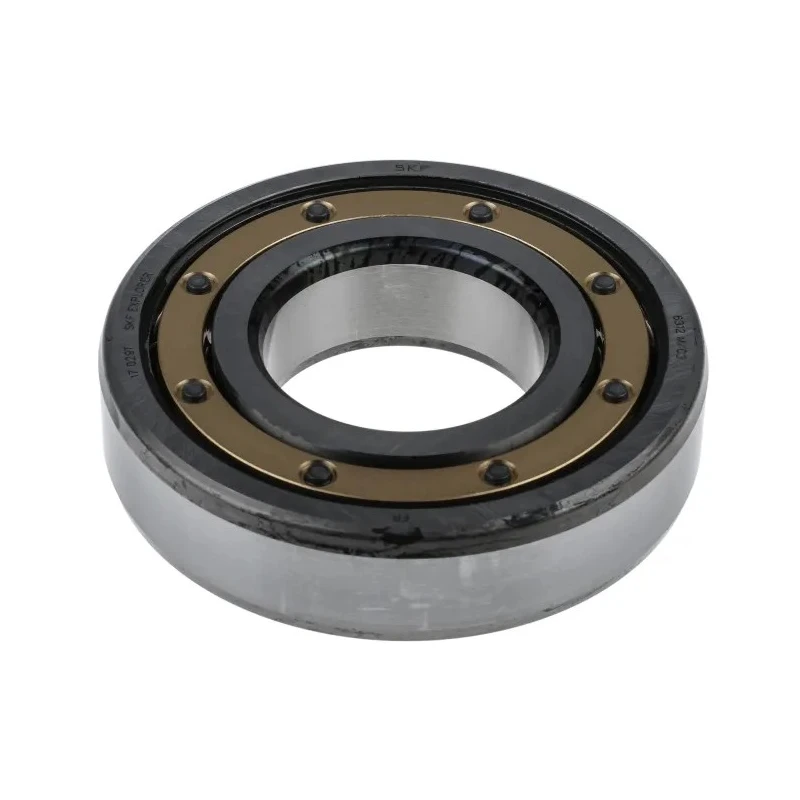 SKF Single Row Deep Groove Ball Bearing 60 mm ID, 130 mm OD, 31 mm Width, Machined Metal Cage, Steel Balls 6312 M/C3