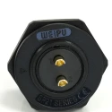 RS PRO Circular Connector, 2 Contacts, Rear Mount, 21 mm Socket, Male, Threaded, IP68, 500V, 30A 233-8310