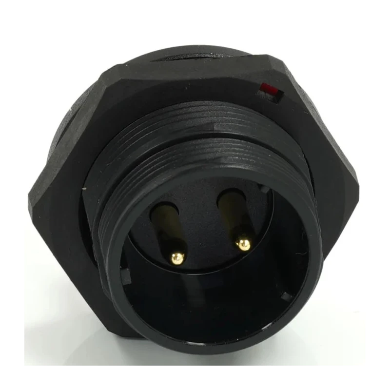 RS PRO Circular Connector 2 Contacts Rear Mount, 21 mm Size, Socket Male, IP68, 500V, 10A, Threaded 233-8311
