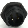 RS PRO Circular Connector 2 Contacts Rear Mount, 21 mm Size, Socket Male, IP68, 500V, 10A, Threaded 233-8311