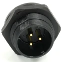 RS PRO Circular Connector 3 Contacts Rear Mount Socket Male Threaded Interface IP68 500V 10A 233-8313