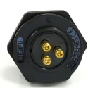RS PRO Circular Connector 3 Contacts Rear Mount Socket Male Threaded Interface IP68 500V 10A 233-8313