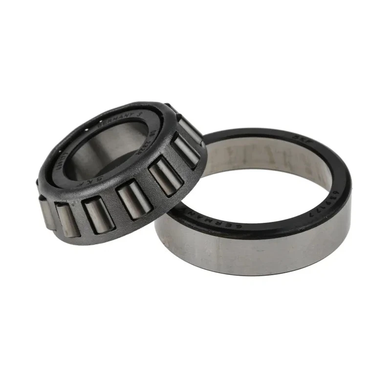 SKF Single Row Tapered Roller Bearing, 20 mm ID, 43 mm OD, Steel Rollers, Sheet Metal Cage, Model 639177