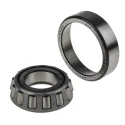 SKF Single Row Tapered Roller Bearing, 20 mm ID, 43 mm OD, Steel Rollers, Sheet Metal Cage, Model 639177